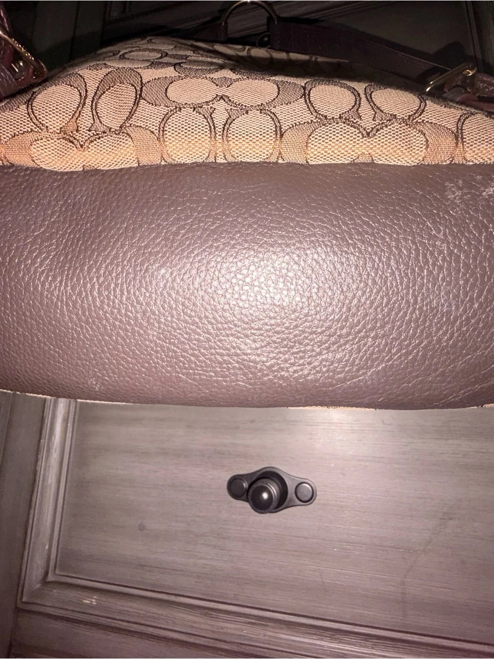 Coach Billie Brown Jacquard Signature Canvas Backpack - Picture 3 of 9
